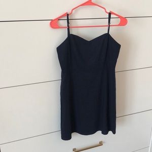 cute navy blue mini dress